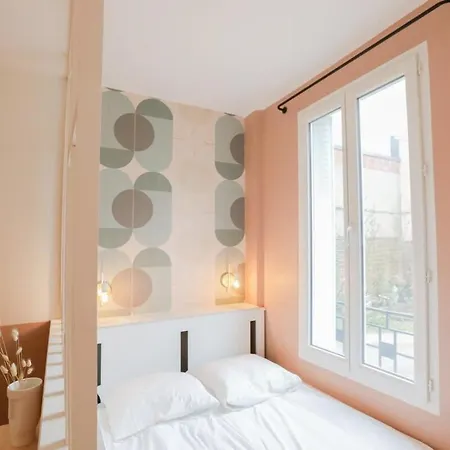 Apartment Appart' Pink Cosy 5min Rer Proche Paris Aubervilliers